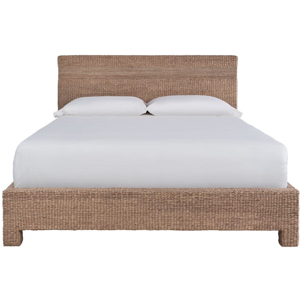 Universal Modern Farmhouse U011310B Tropical Woven Queen Bed Baer's